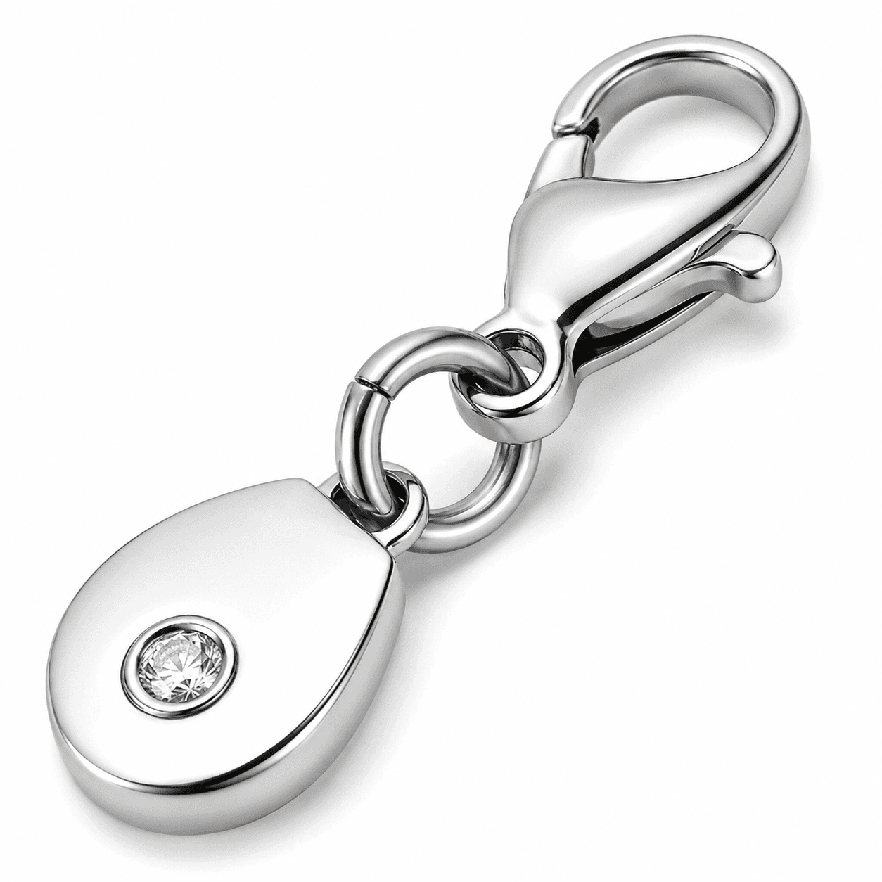 TwistLock Modular Charm Tag - Gunmetal 316L Stainless Steel 3