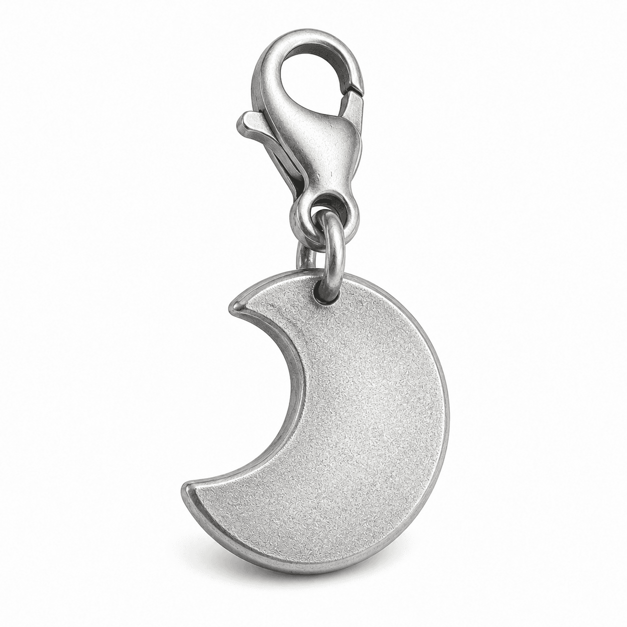 Lunar Pixel Forge Charm - 316L Stainless Moon Charm 8-18mm 4