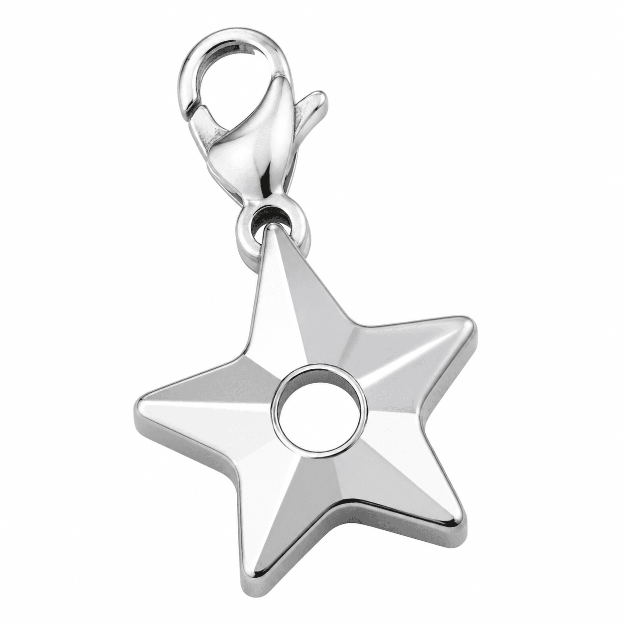 LunaShine Black Star Charm - 316L Stainless Steel