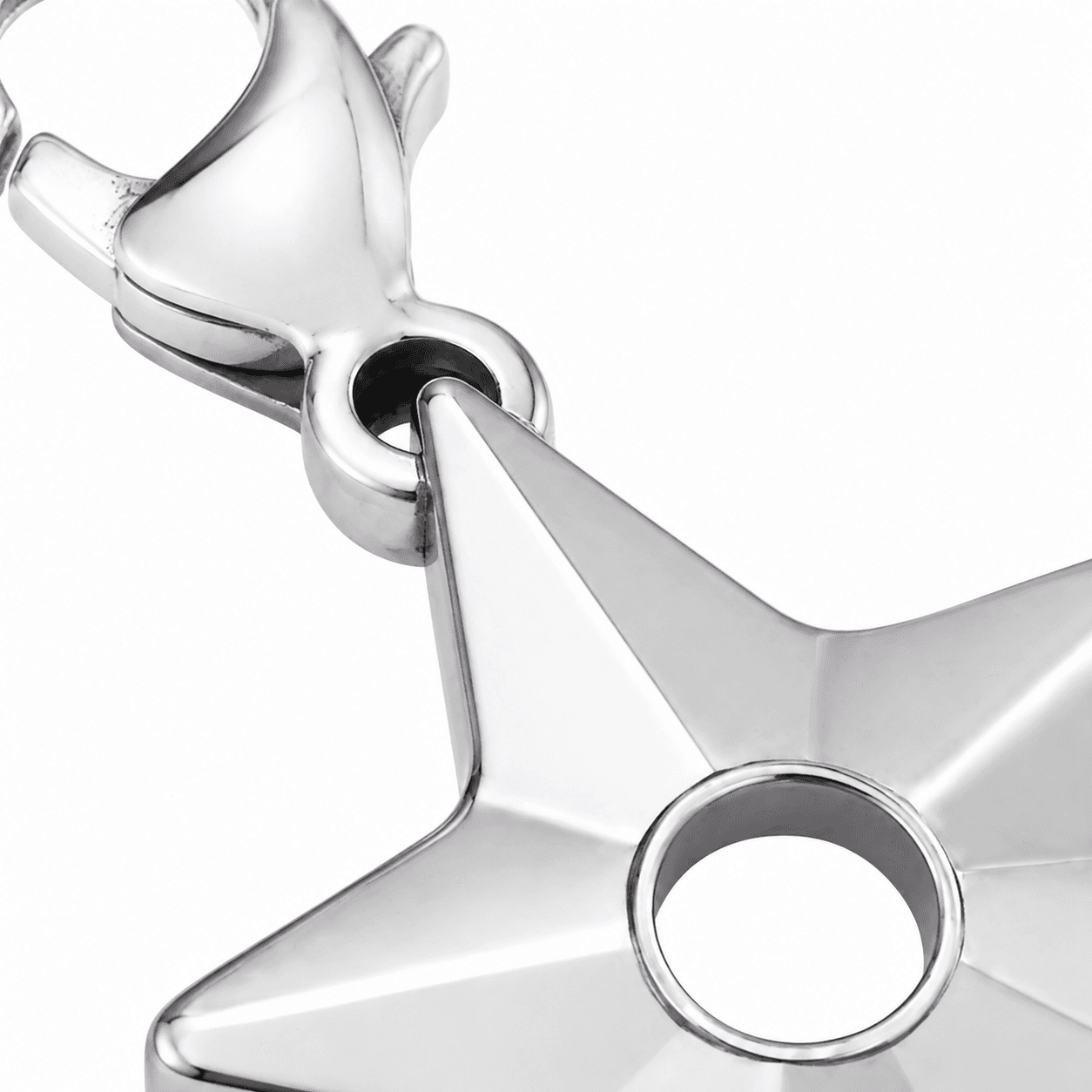 LunaShine Black Star Charm - 316L Stainless Steel 3