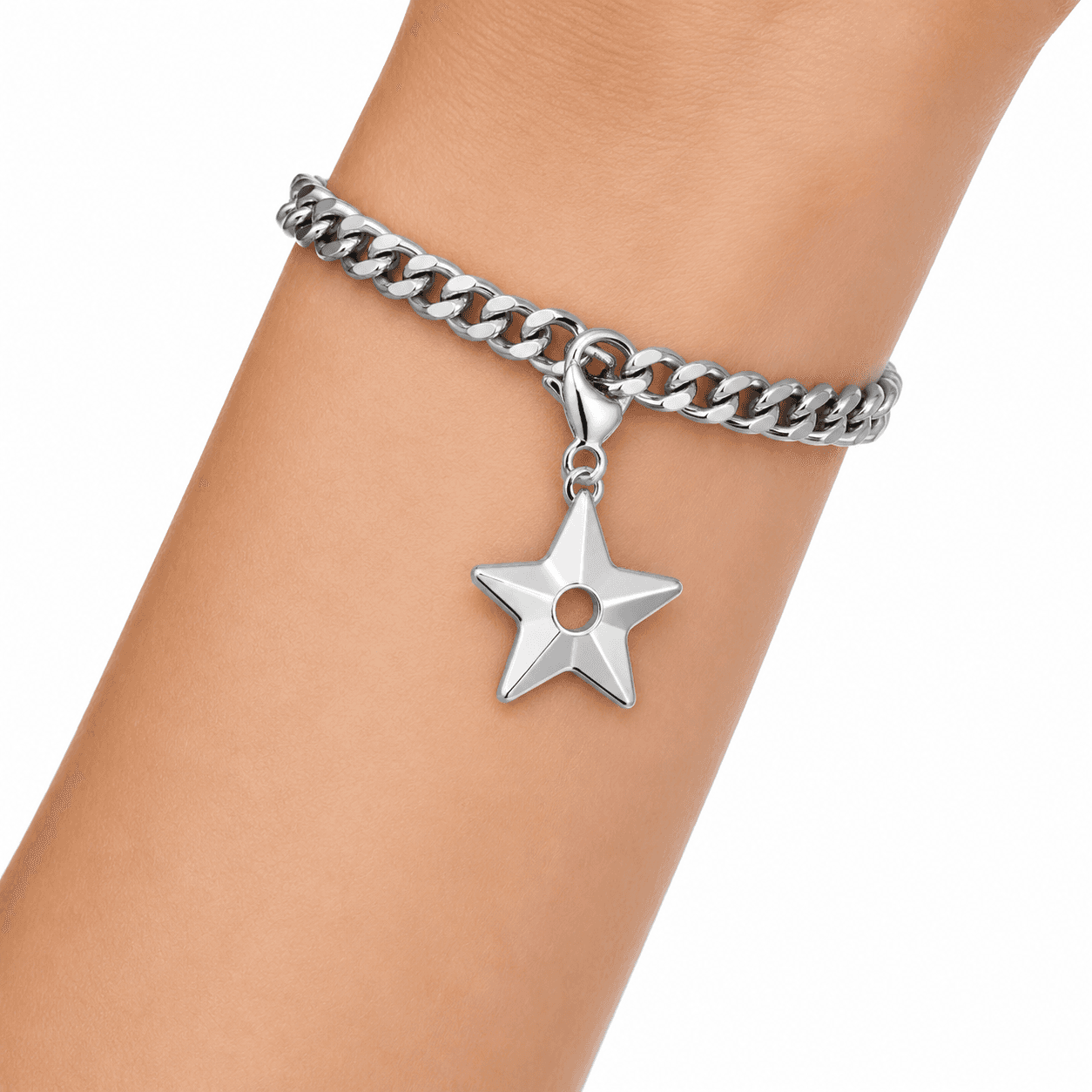 LunaShine Black Star Charm - 316L Stainless Steel 5