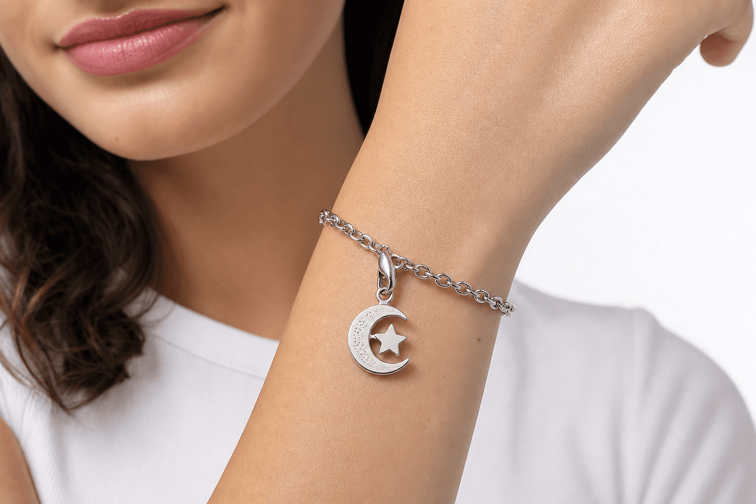 LunaLink Crescent Star Charm 5