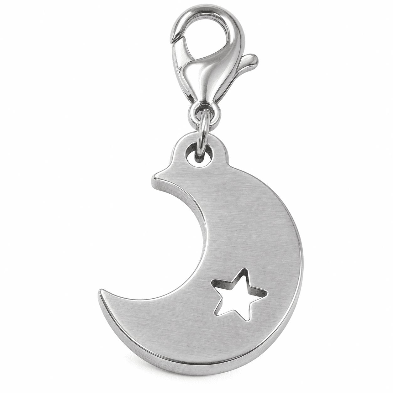 Nocturnal Lattice Crescent Charm 4