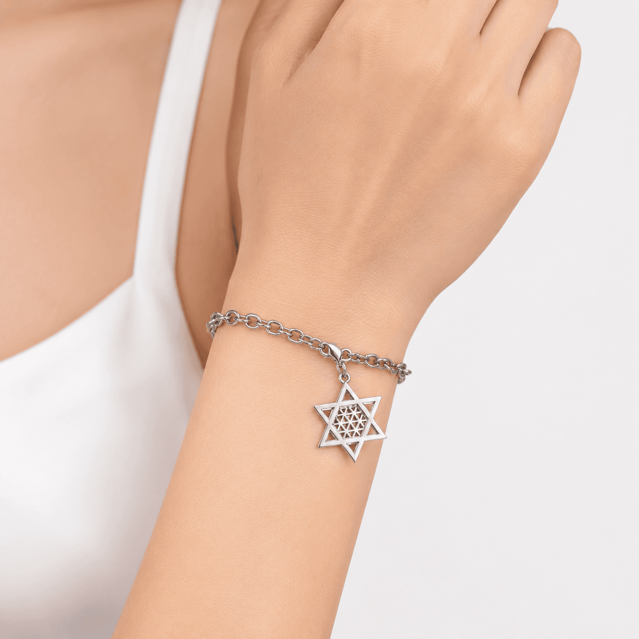 HexaGuard Star of David Interwoven Charm 5