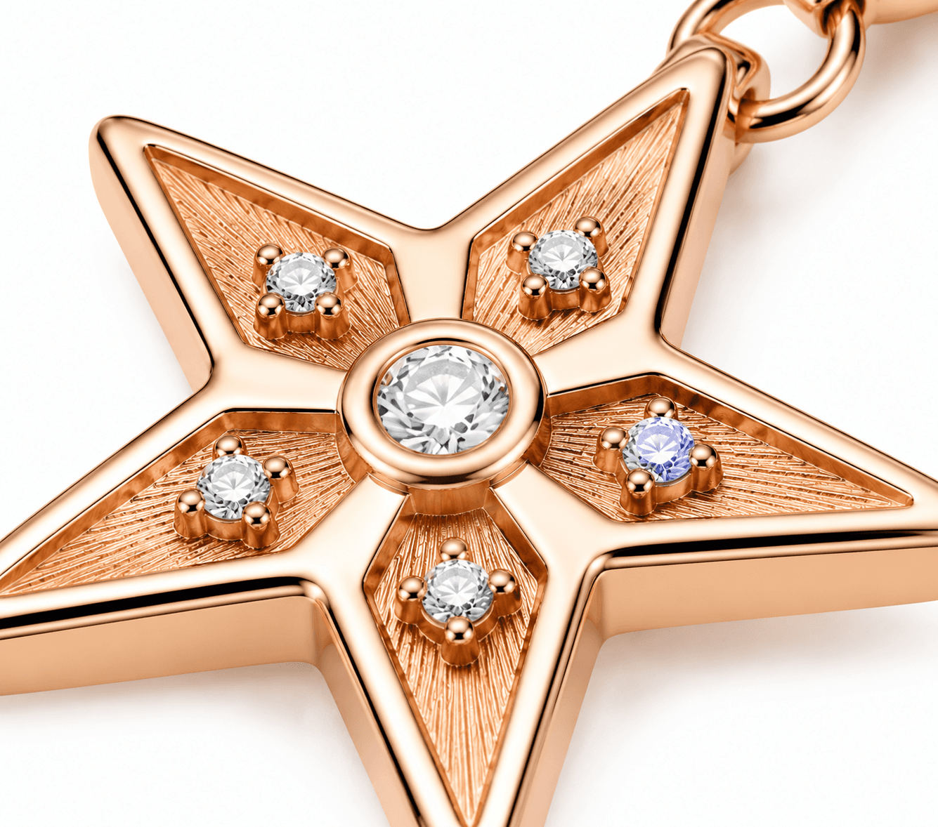 Auric Galaxy Starburst 12mm AB Micro-Pavé 316L Gold Plated Stainless Steel Charm 3