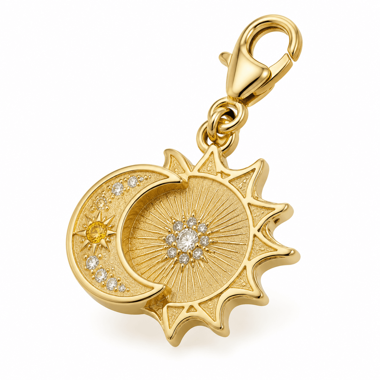 Eclipse Halo Sun & Moon Charm