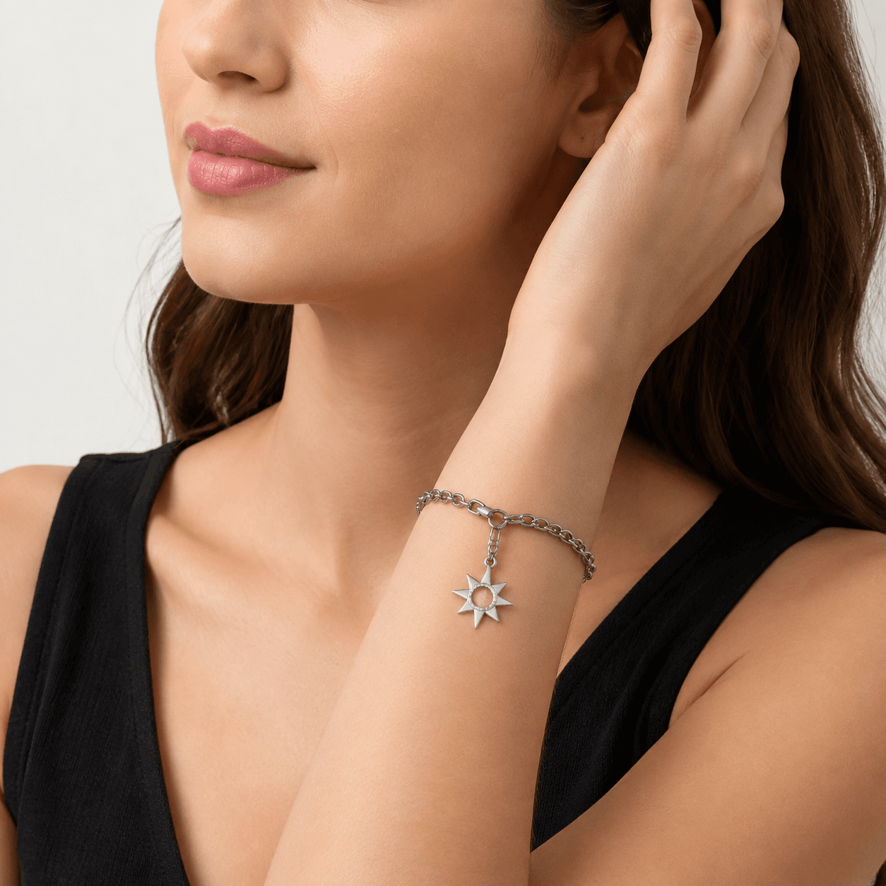 North Star Compass Cutout Charm 5