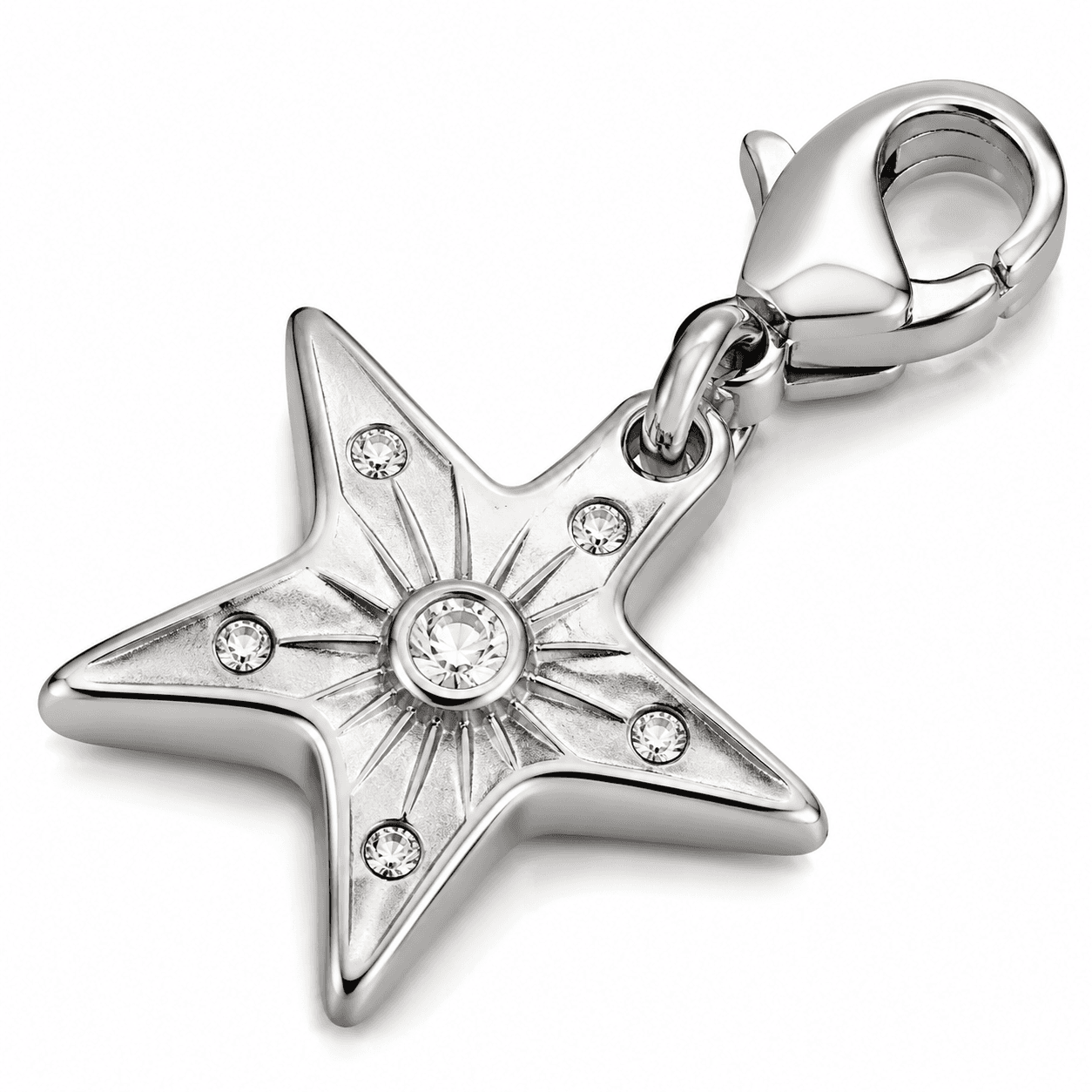 Nebula Spiral Charmed Star 316L Stainless Steel Charm 3