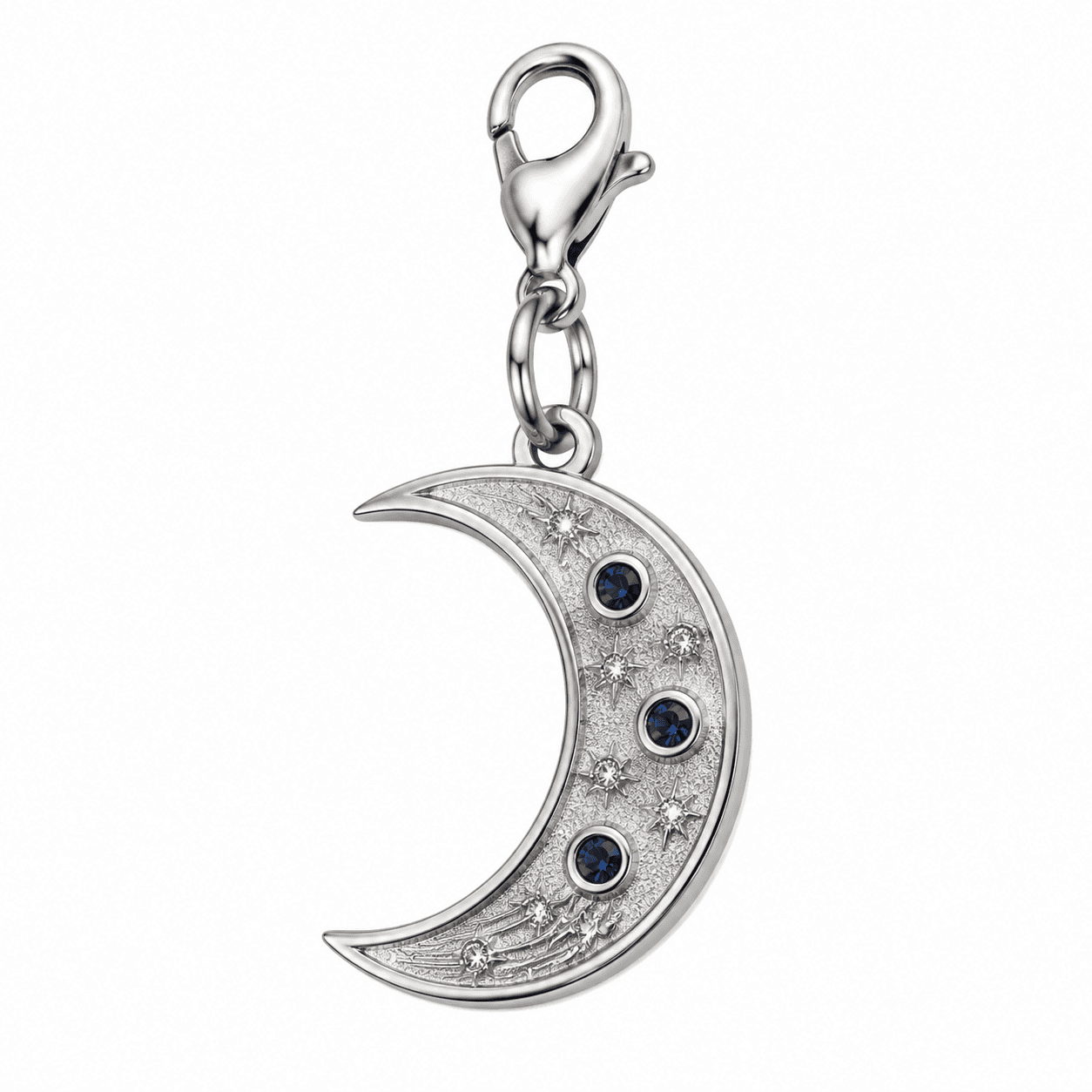 Lunar Galaxy Spiral Orbit 316L Stainless Steel Charm 4