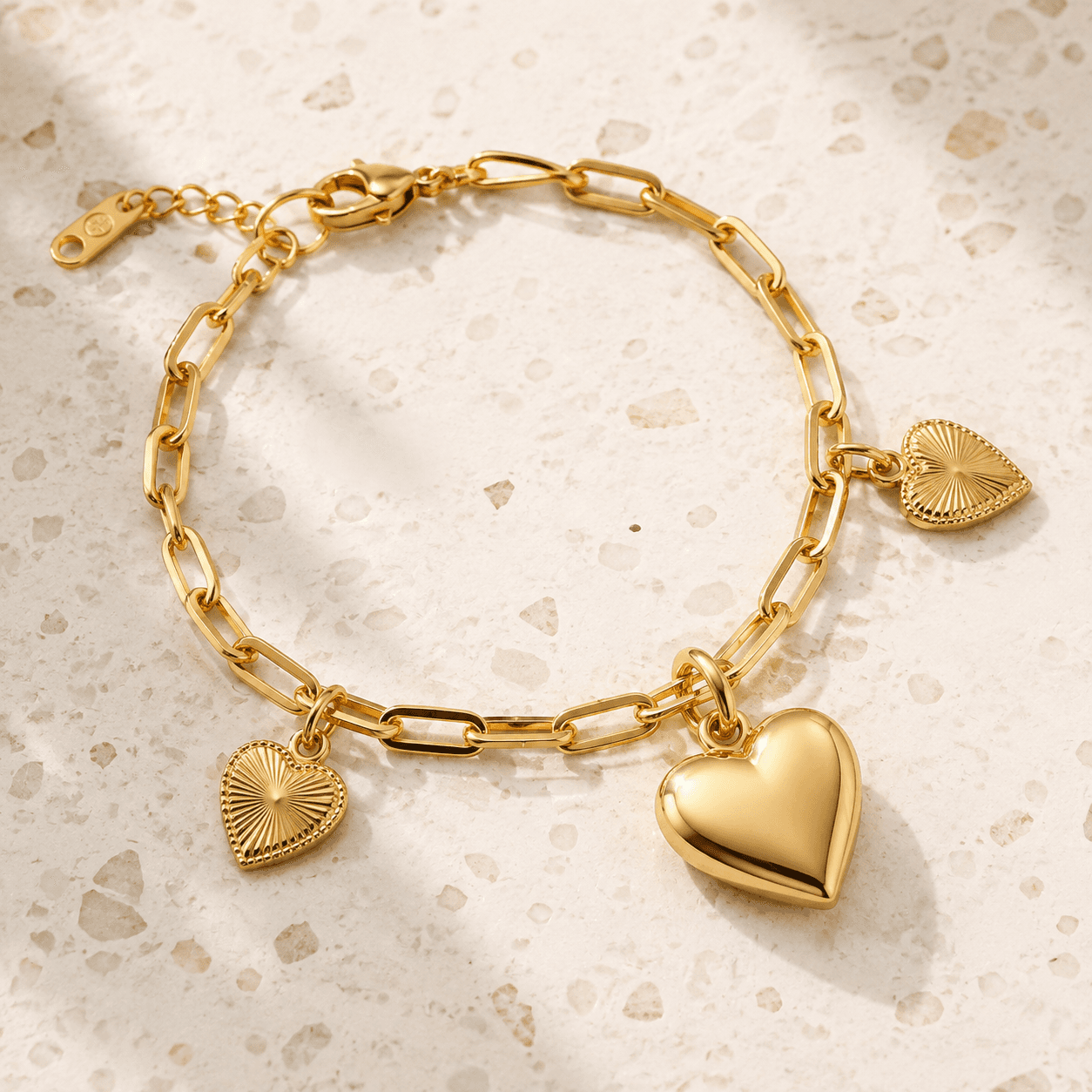 Gold Heart Charm Bracelet Style Gallery 2026