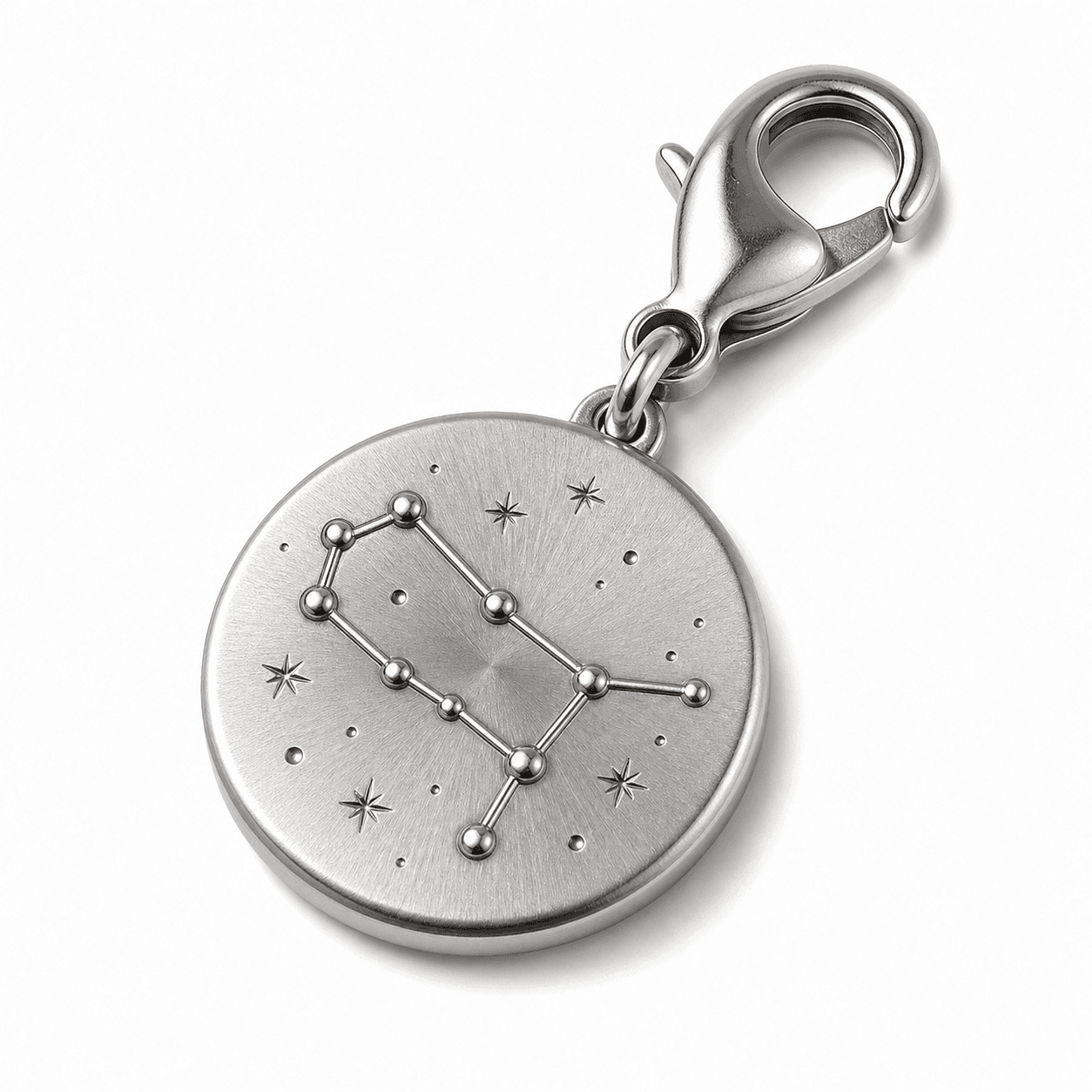 NebulaGlyph Zodiac Circle 316L Stainless Charm 3