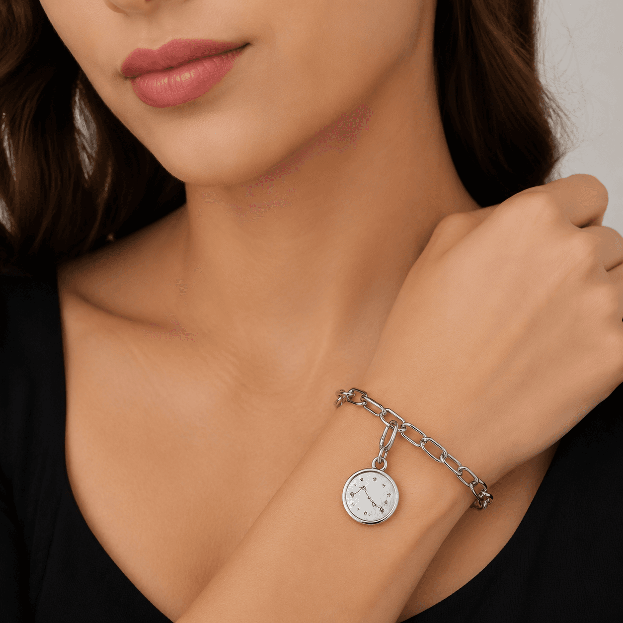 Zodiac Orbit Circle Charm 5