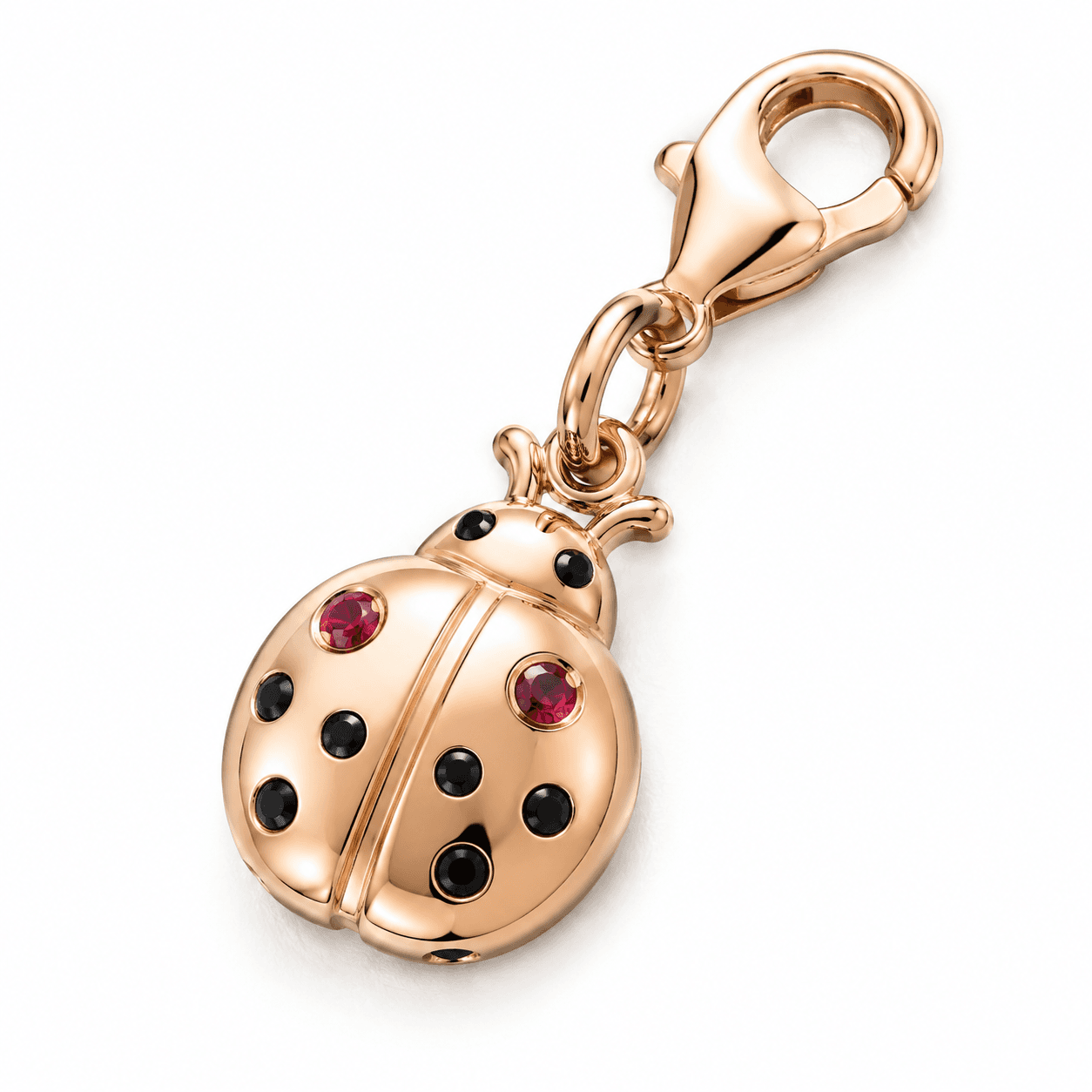 Rosy Garden Ladybug Whisper 316L Stainless Steel Charm