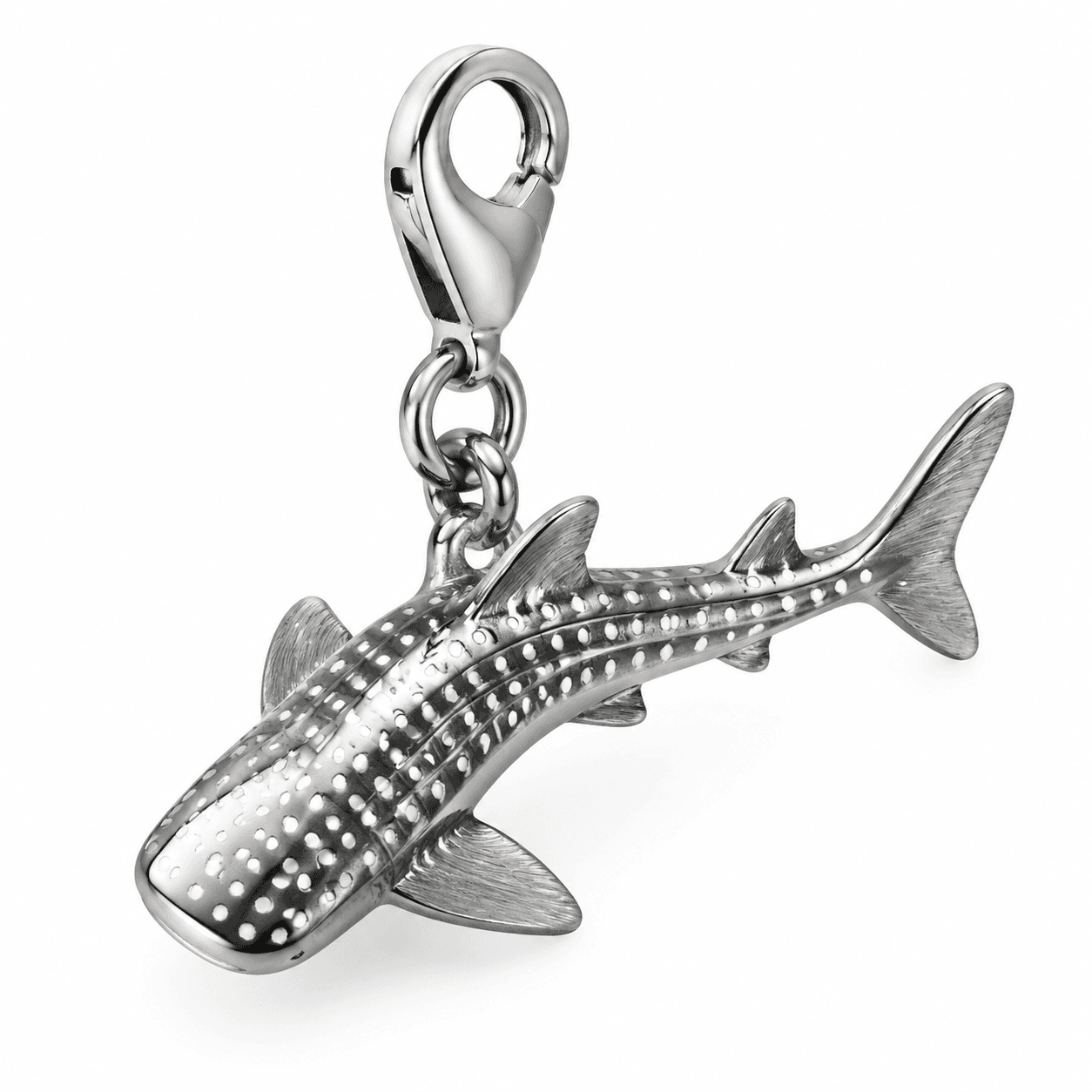 Stellar Whalefall Whale Shark Pattern 316L Stainless Steel Charm
