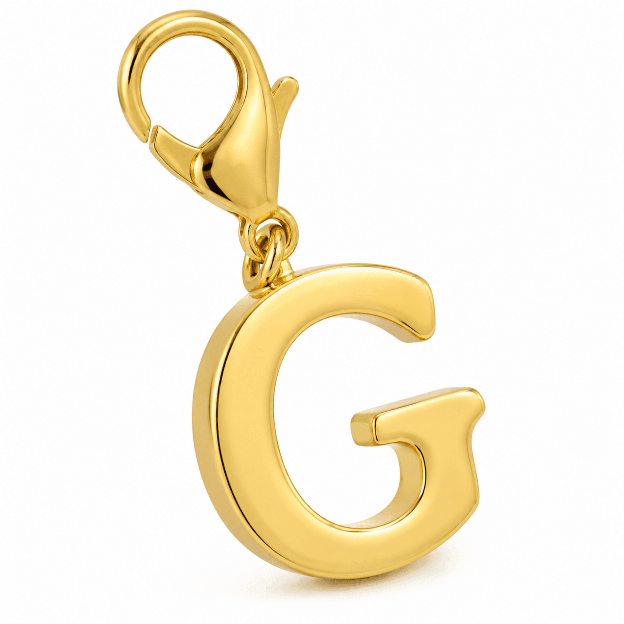 GlyphTag Circle Letter Charm