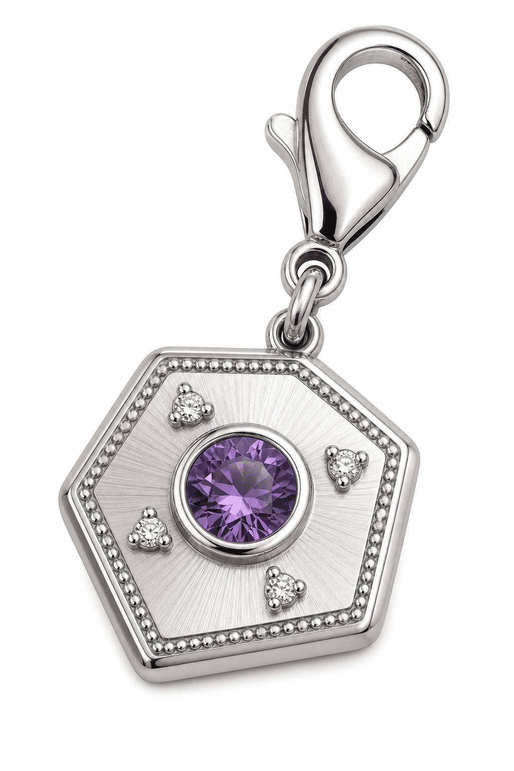 Chromatic Circle Birthstone Wheel Charm