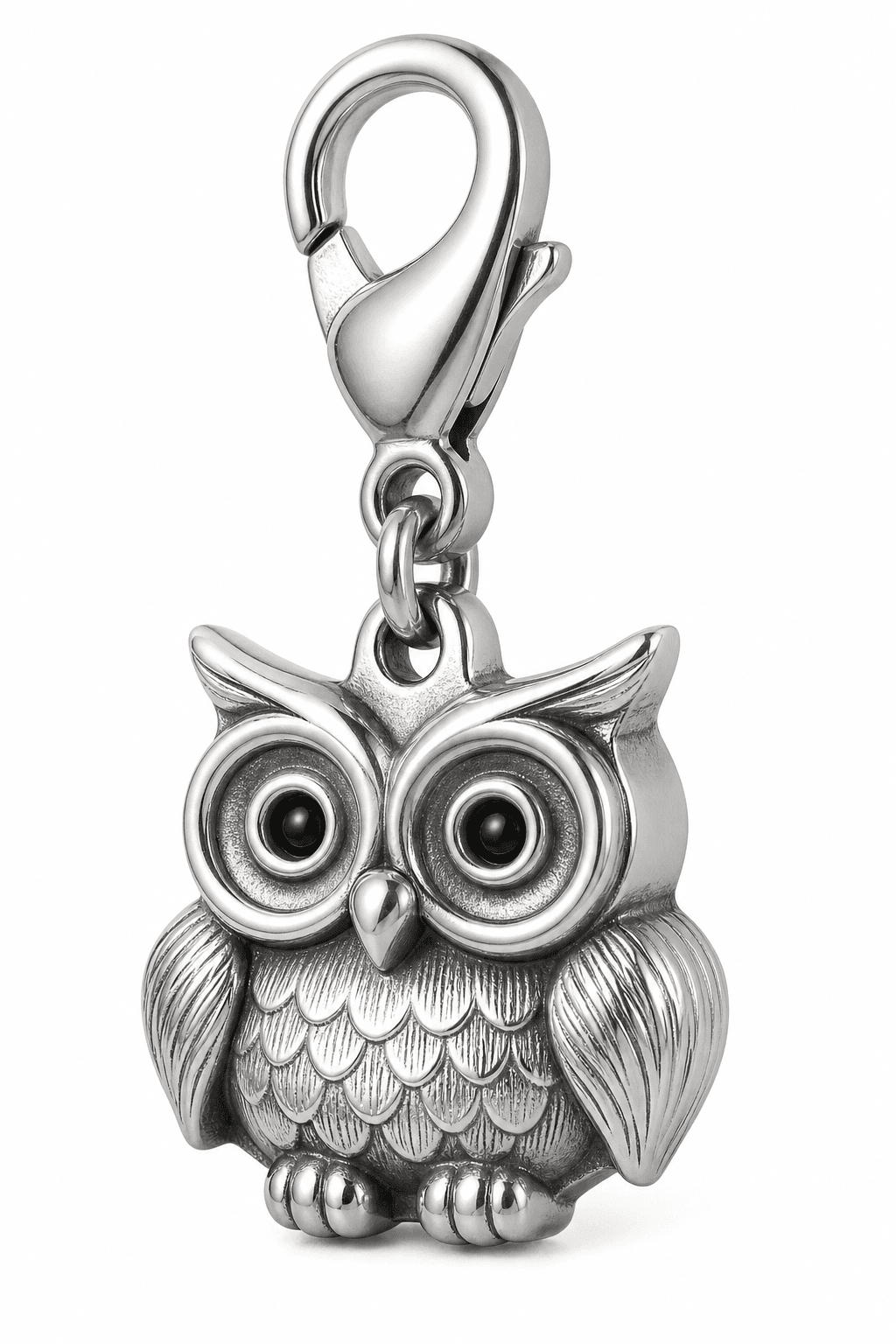 Nocturne Abstract Owl Charm