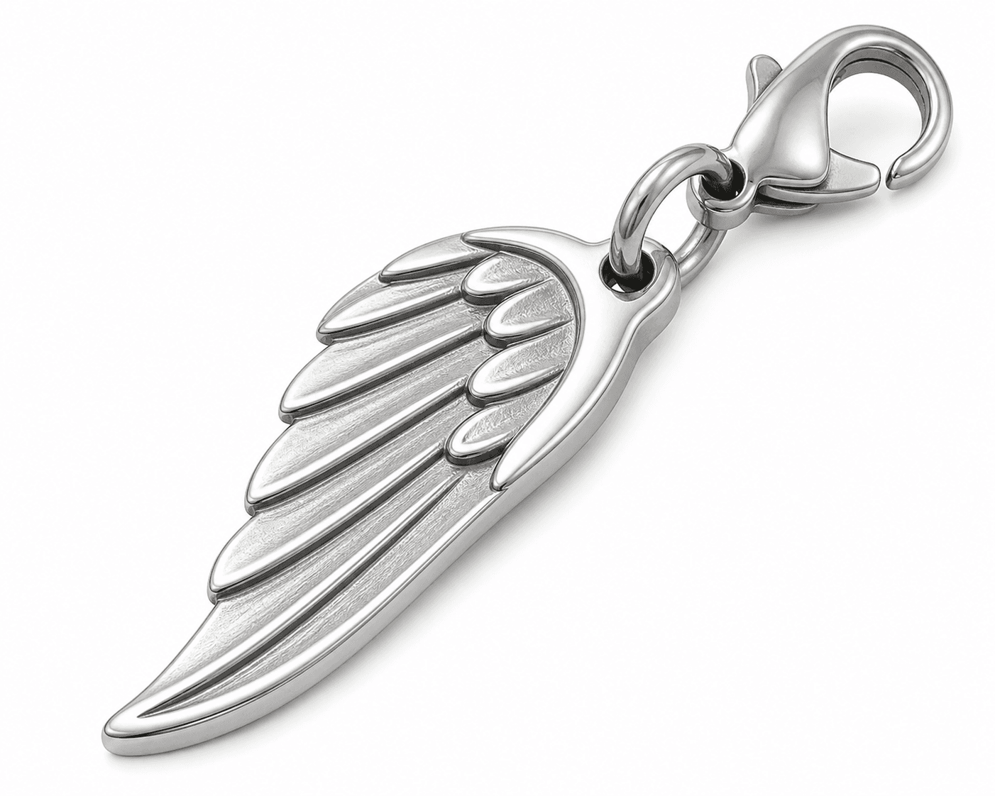 Auric Guardian Wing Charm (316L Stainless Steel)