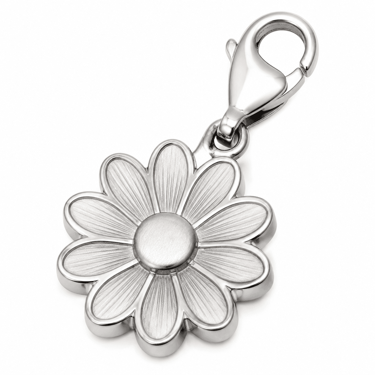 Petal Nebula Charm - 316L Stainless Steel, Blue PVD