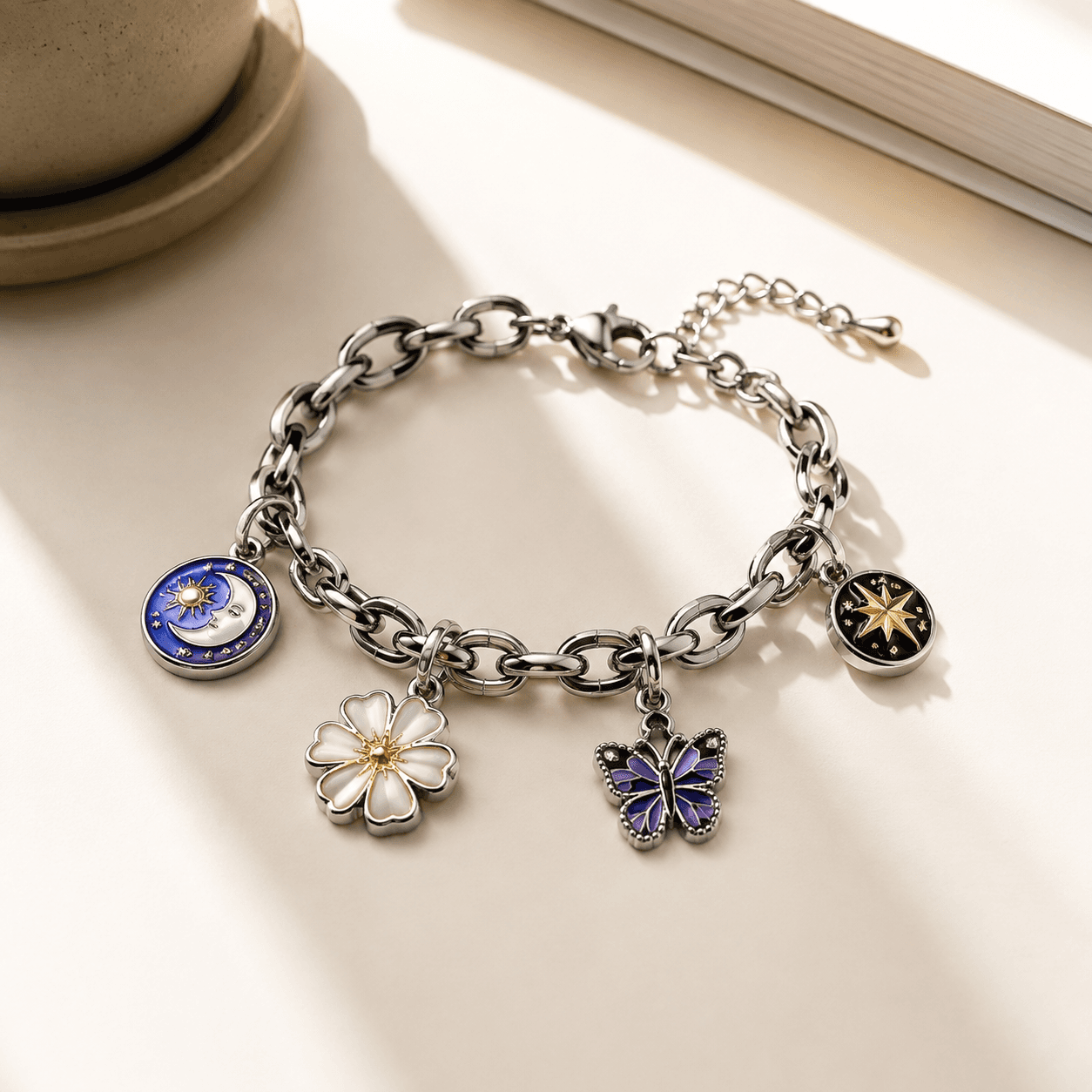 How Designers Master 316L stainless steel enamel bracelet charms - Blog Header Image