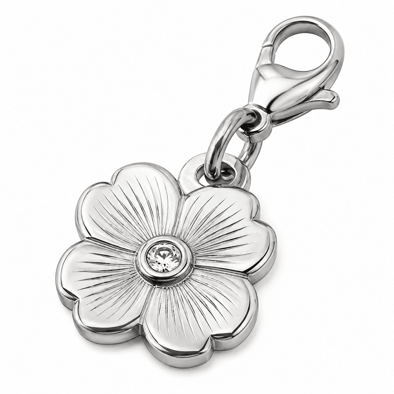 Monstera Mini Openwork Charm - 316L Botanical Bar Leaf