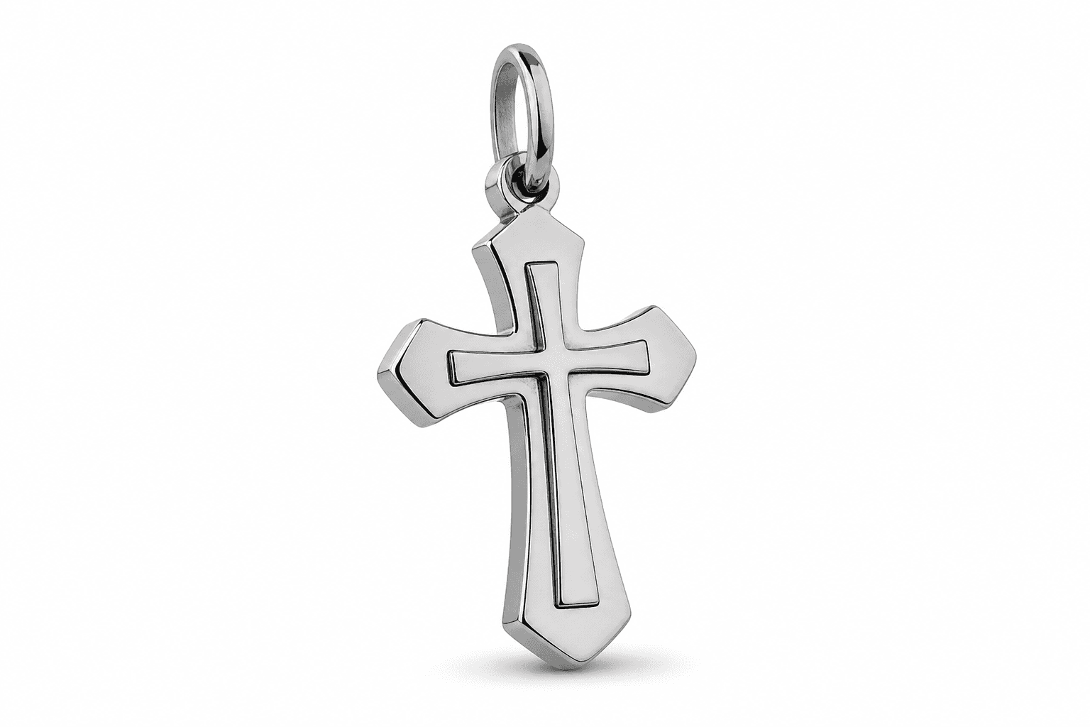 Cross Stainless Steel Charm Wholesale 316L PVD Supplier