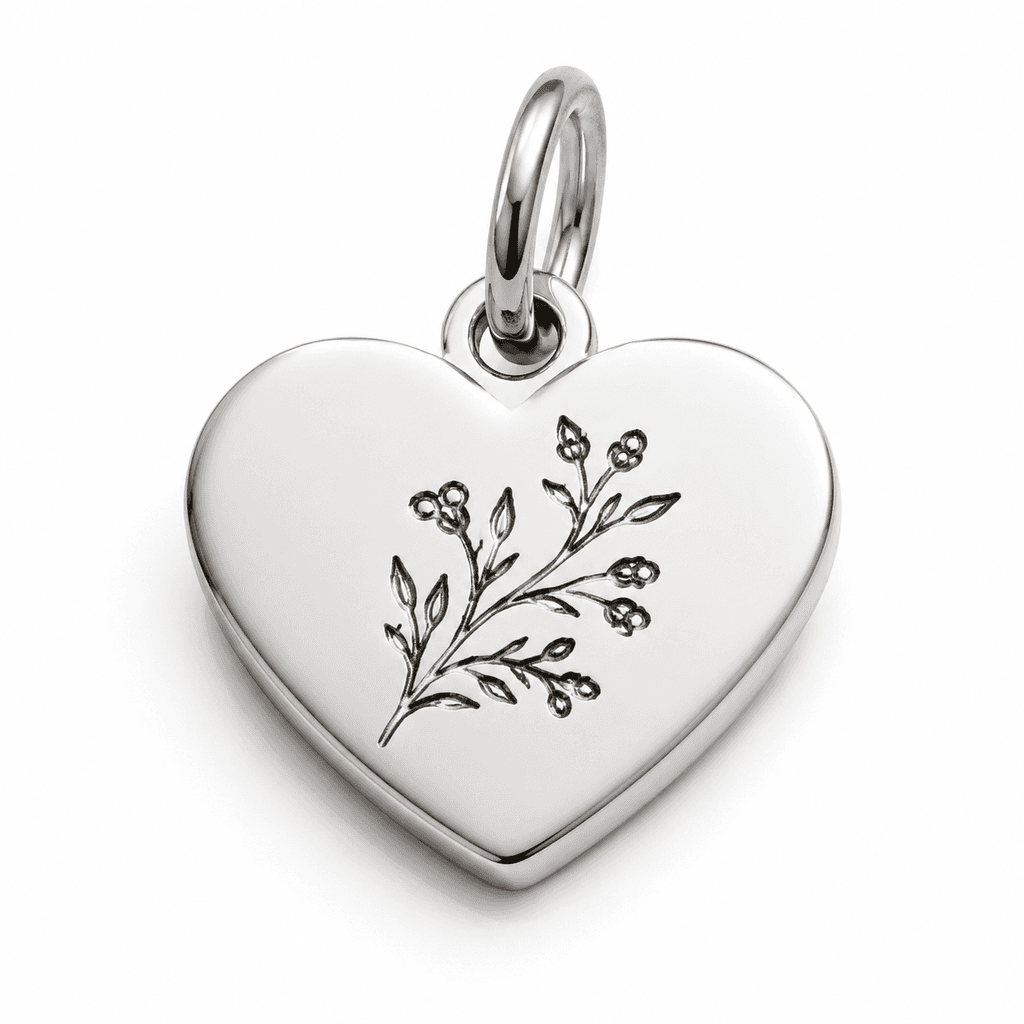 factory direct stainless steel charms custom engraving hub