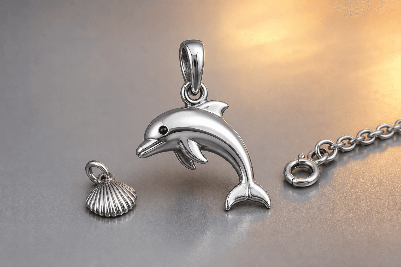 Case Study: Ocean Life Stainless Steel Dolphin Charm 316L