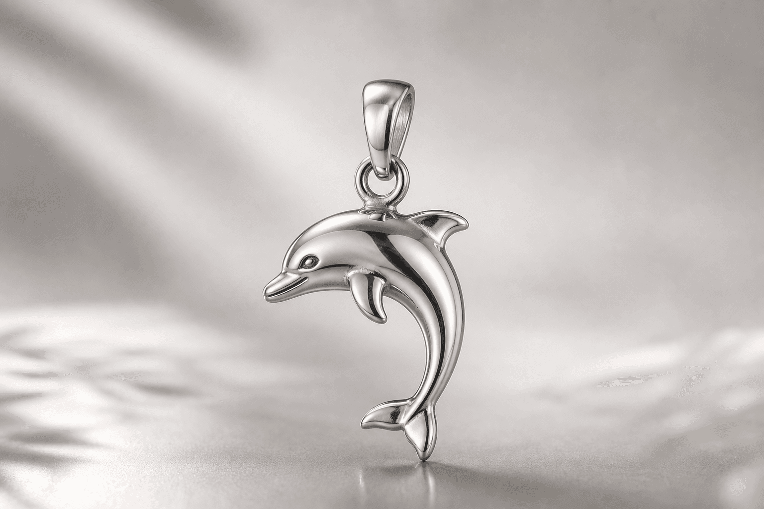 Ocean Life Stainless Steel Dolphin Charm Wholesale 316L PVD
