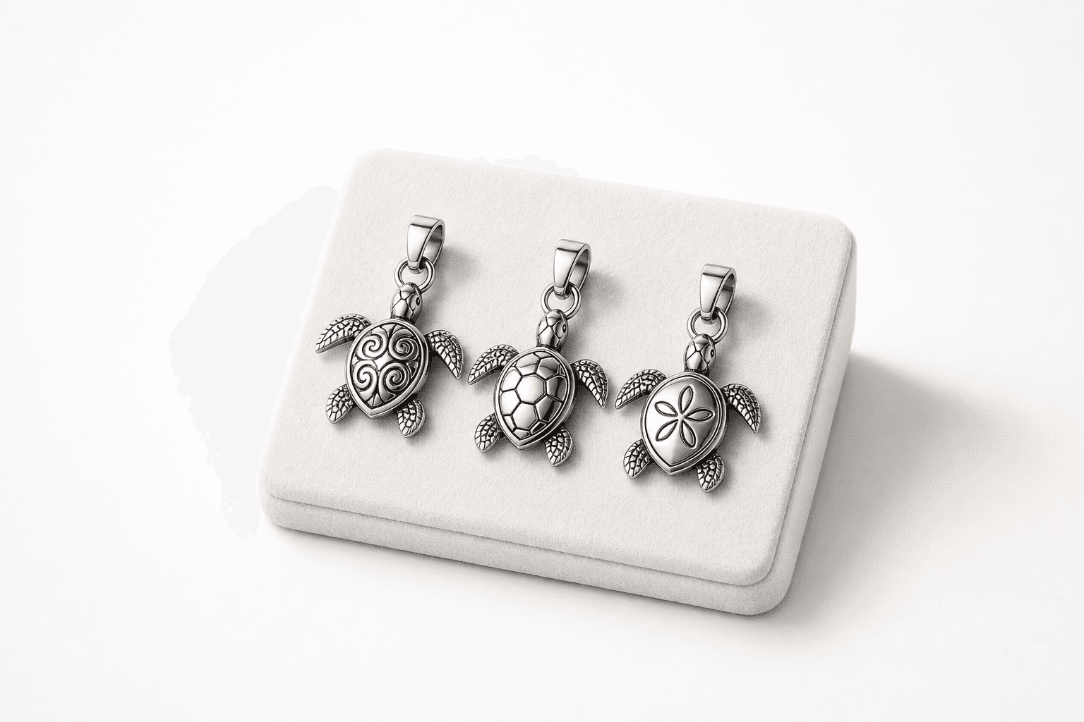 Ocean Life Stainless Steel Turtle Charm Wholesale 316L Hub