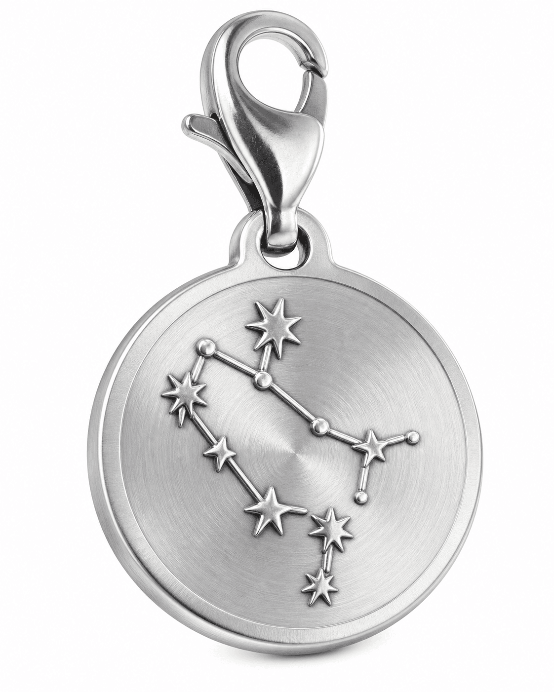 NebulaGlyph Zodiac Circle 316L Stainless Charm
