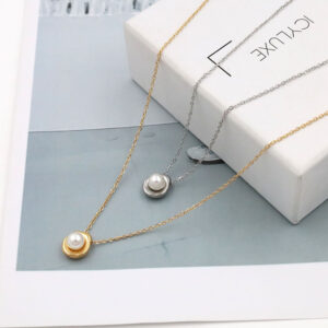 Pearl Pendant Necklace - Image 3