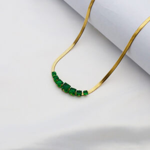 Green Zircon Necklace - Image 3