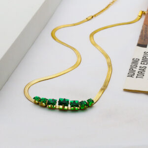 Green Zircon Necklace - Image 2