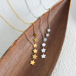 Y Shaped Star Necklace - Image 2