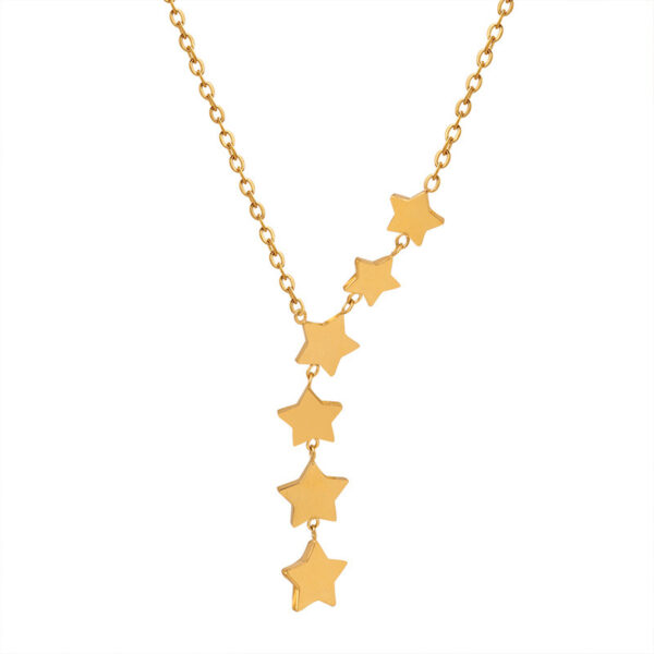 Y Shaped Star Necklace