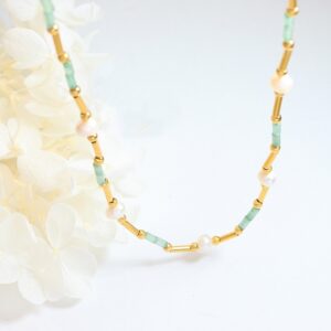 OT Clasp Pearl Necklace - Image 2