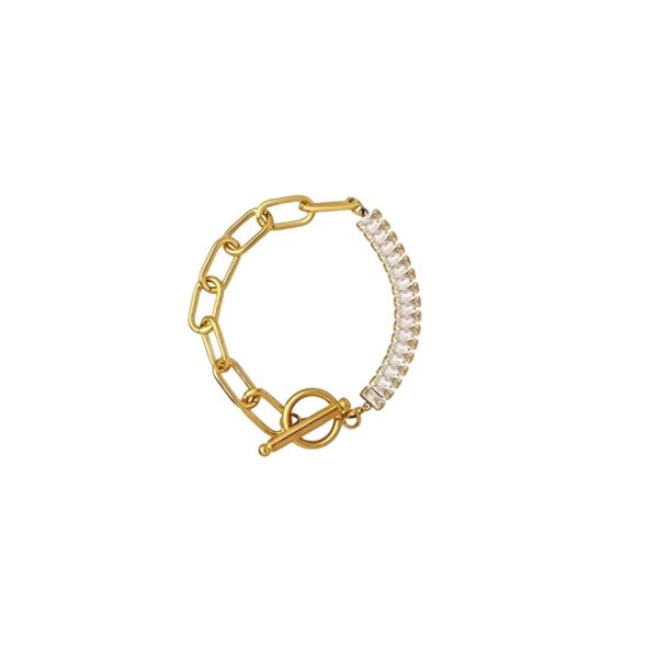 OT Zirconia Link Bracelet