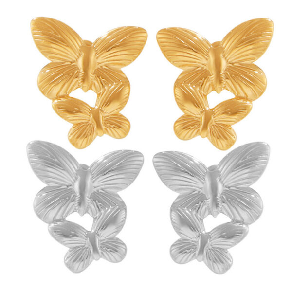 Vintage Butterfly Earrings