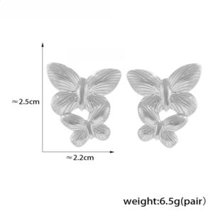 Vintage Butterfly Earrings - Image 5