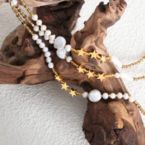 Starry Pearl Necklace - Image 3