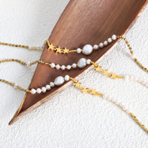 Starry Pearl Necklace - Image 4