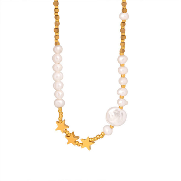 Starry Pearl Necklace