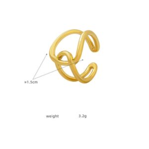 Minimalist Cross Ring - Image 4