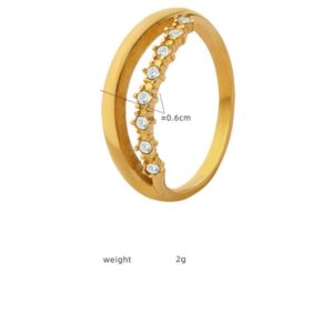 Simple Zircon Ring - Image 3