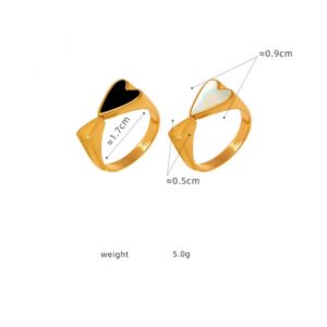 Double Heart Ring - Image 6