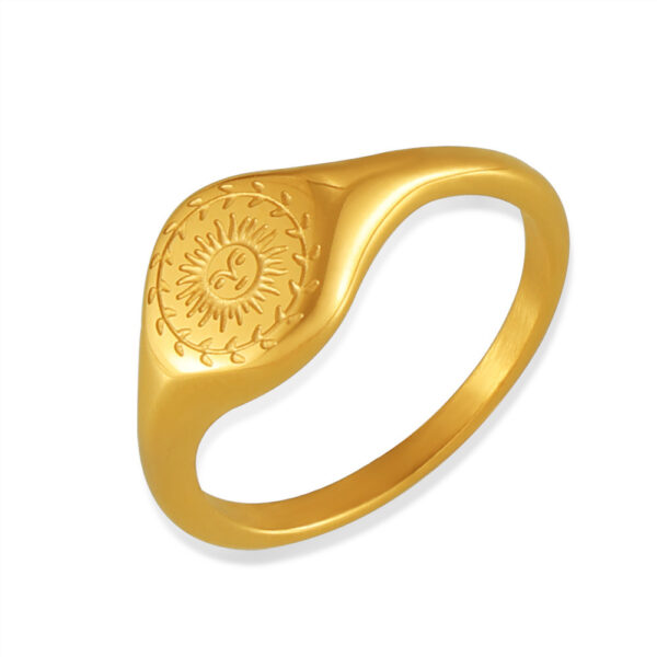 Sun Pattern Ring