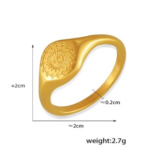 Sun Pattern Ring - Image 3