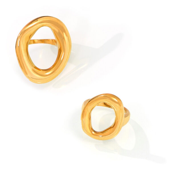 Irregular Shaped Hollow Ring