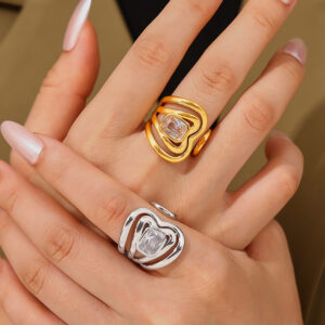 Twisted Zircon Ring - Image 2